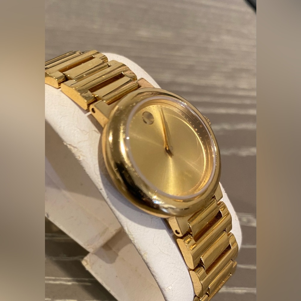 Ladies Gold Movado Concerto Watch